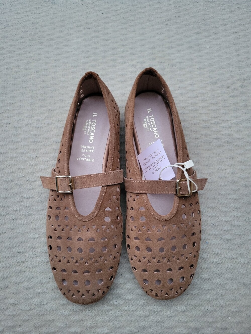 New Mary-Jane Style Suede Loafers Size 8